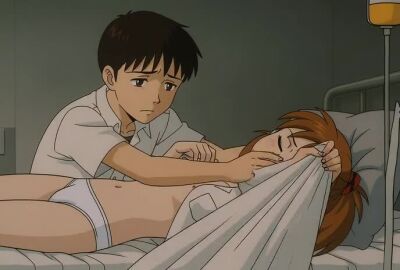 ai_generated animated asuka_langley_sohryu panties shinji_ikari tagme the_end_of_evangelion video