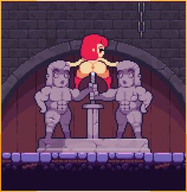 animated boobs breasts female pixel_animation pixel_art scarlet_maiden video_game_character video_games