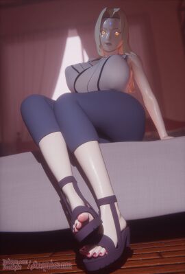 1girls 2025 3d 3d_(artwork) aequd aequdsama blonde_female blonde_hair breasts cameltoe clothed clothed_female feet female female_only kimono kneeling large_breasts legs light_skin long-haired_female long_hair magenta_nails naruto nipple_bulge perky_breasts pinup pussy sandals sitting_on_bed tsunade yellow_eyes