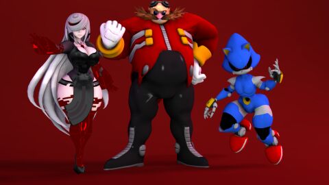1girls 2boys 3d adult_sage_(kabalmystic) aged_up big_breasts breasts dr._eggman eggman female kabalmystic_(style) male metal_sonic multiple_boys multiple_males muscular muscular_female sage_(sonic_frontiers) sega sfm sonic_(series) sonic_frontiers sonic_the_hedgehog_(series) source_filmmaker thick_thighs white_hair