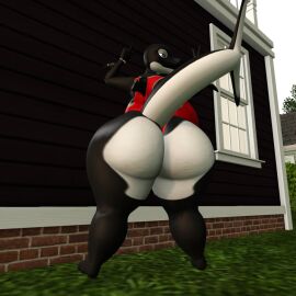 1girls ass big_ass big_breasts breasts bubble_ass bubble_butt female ferialexonar furry huge_ass one-piece_swimsuit orca tagme thick_thighs wide_hips