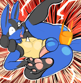 3_toes <3_eyes anal anal_sex anthro anthro_penetrated ass balls black_body black_fur black_inner_ear blue_balls blue_body blue_ears blue_fur blue_tail chest_spike claws duo feet fucked_silly fur generation_4_pokemon genitals gloves_(marking) heart_symbol leg_markings legs_up looking_pleasured lucario lying male male/male male_only male_penetrated markings multicolored_body multicolored_ears multicolored_fur nintendo nude on_back open_mouth outline pawpads penetration penis pink_pawpads pink_penis pink_tongue pokemon pokemon_(species) raviolisnake socks_(marking) solo_focus spikes spikes_(anatomy) super_smash_bros. tail toe_claws toes tongue tongue_out white_outline wide_eyed yellow_body yellow_fur