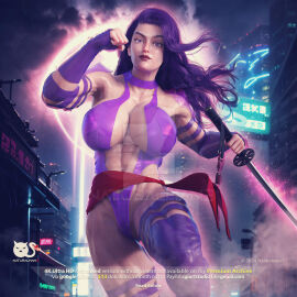 1girls 3d abs annoying_watermark artist_logo ass big_ass big_breasts breasts female female_focus hero heroine hips homo_superior huge_breasts katana large_ass large_breasts legs light-skinned_female light_skin long_hair marvel marvel_comics melee_weapon muscular muscular_female mutant_(marvel) naturalman3 psylocke_(kwannon) sword thick_thighs thighs violet_clothing violet_hair voluptuous waist watermark weapon wide_hips x-men