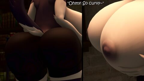 16:9 1girls 2024 3d 4_fingers 4k absurd_res anthro areola ass ass_expansion big_ass big_breasts black_body black_fur breast_expansion breast_growth breast_growth_(enlargement) breasts canid canid_demon canine coriponer demon digital_media_(artwork) english_text expansion female fingers fur furry hellhound helluva_boss hi_res huge_ass huge_breasts hyper hyper_breasts loona_(helluva_boss) mammal mythological_canine mythological_creature mythology nipples solo source_filmmaker tail text thick_thighs topless_female white_body white_fur widescreen wolf wolf_girl