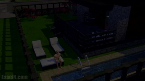 1boy 1futa 1girls futa_on_male futanari pool poolside sound tagme the_sims_4 video video_games