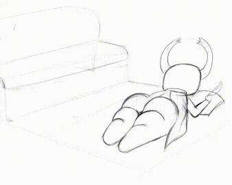 1boy animated ass big_ass big_butt femboy hollow_knight male male_only no_visible_genitalia non-human_only not_safe_for_reality protagonist_(hollow_knight) tagme thick_ass thick_thighs toony