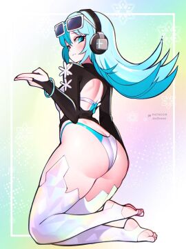 1girls 2d 2d_(artwork) asian_female ass_focus blue_eyes blue_hair breasts cleavage hair_ribbon heterochromia jaxdrawz korean_female large_breasts long_hair looking_at_viewer luna_snow luna_snow_(cool_summer) luna_snow_(marvel_rivals) marvel marvel_comics marvel_rivals multicolored_hair official_alternate_costume one-piece_swimsuit purple_hair ribbon seol_hee smile split-color_hair sunglasses swimsuit thick_thighs thighs two-tone_hair white_hair