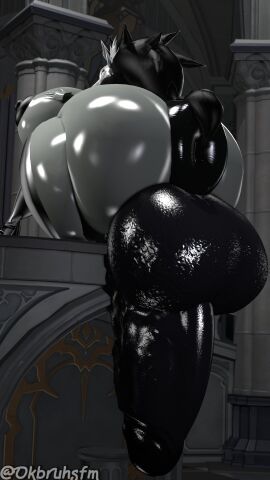 3d anthro ass big_ass big_breasts big_penis breasts bubble_ass bubble_butt donut_anus futanari huge_ass huge_cock hyper hyper_anus intersex muffyhecc_(character) ok_bruh okbruhsfm penis pokemon pokemon_(species) pokémon_(species) solo thick_thighs wide_hips zoroark