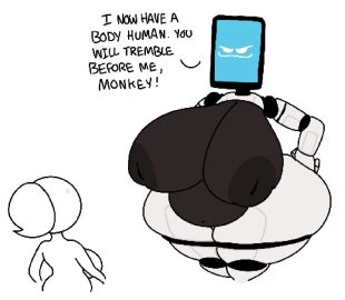 ass big_areola big_ass big_breasts big_nipples big_thighs breasts female large_areolae large_ass large_breasts large_butt large_thighs nutshell_animations pal_(the_mitchells_vs._the_machines) peanut_(nutshell_animations) the_mitchells_vs._the_machines theslashfive tiktok youtube