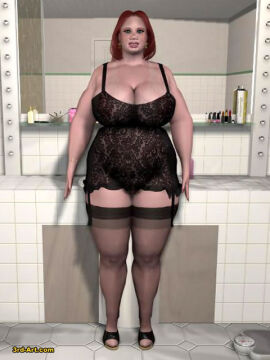 3d 3rd-art breasts female nadia_(3rd-art) obese obese_female tagme