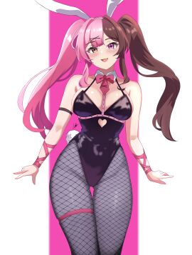 1girls alternate_hairstyle big_breasts breasts busty child_bearing_hips cleavage curvy cute female female_only large_breasts long_hair looking_at_viewer neo_(rwby) rwby smile tagme twintails voluptuous