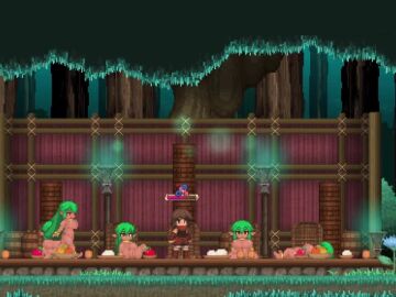 blueskin_no_mori brown_eyes cum cum_in_pussy cum_inside cum_on_body cum_on_breasts cum_on_face cum_on_hair female female/male female_focus female_on_top female_penetrated forest_of_the_blue_skin green_eyes lying_down lying_on_back male/female masturbating masturbation multiple_girls nude nude_female nude_male pixel_art riding riding_cock riding_dick riding_penis tagme vaginal_penetration vaginal_sex video zell23 zell_(999)