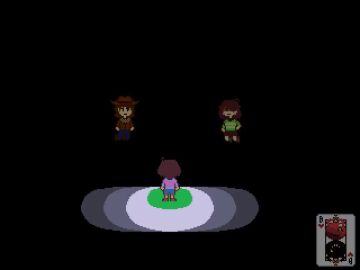 1boy 1girls animated artist_request blush chara clover_(undertale_yellow) dialogue frisk ghost heavy_blush longer_than_one_minute masturbation mew_mew_(undertale) naked no_sound nude pixel_art reupload riding sex tagme undertale undertale_red_and_yellow undertale_yellow unknown_artist vaginal_penetration video