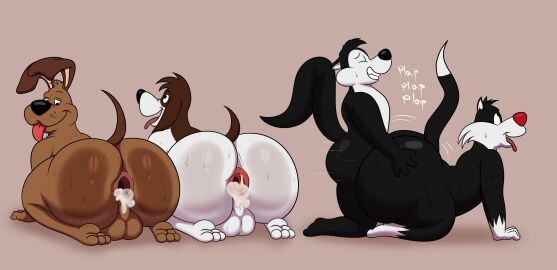2024 absurd_res all_fours anal anal_sex anthro anus ass ass_grab balls barnyard_dawg basset_hound big_ass big_butt black_body black_ears black_eyes black_fur black_hair black_nose black_tail bodily_fluids brown_body brown_ears brown_fur brown_hair brown_tail butt_grab canid canine canis charlie_dog closed_eyes colossalstars cum cum_in_ass cum_inside digital_media_(artwork) doggy_style domestic_cat domestic_dog felid feline felis from_behind_position fur gaping gaping_anus genital_fluids genitals group hair half-closed_eyes hand_on_ass hand_on_butt hi_res hunting_dog interspecies kneeling leaking leaking_anus leaking_cum looking_at_butt looking_at_own_butt looking_at_self looking_back looking_pleasured looney_tunes male male/male male_penetrated male_penetrating male_penetrating_male mammal mephitid multicolored_body multicolored_fur narrowed_eyes penetration penile penile_penetration penis penis_in_ass pepe_le_pew red_nose scent_hound sex skunk skunk_tail striped_skunk sweat sylvester tail teeth thick_thighs two-tone_body two-tone_fur two-tone_tail warner_brothers white_body white_fur white_tail
