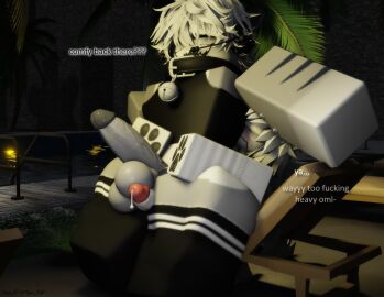 2boys 3d artist_name big_penis blush chair collaboration collar cum english_text femboy fox furry gay grey_body hugging_from_behind luvia_(mermio) male mermio penis roblox robloxian scaracrazy shark shark_tail shark_teeth sharp_teeth text thigh_sex watermark white_fur