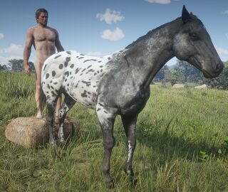 arthur_morgan brown_eyes duo equid equine female female_feral female_penetrated feral feral_penetrated fur hair hooves hor2elover horse human humanoid humanoid_on_feral humanoid_penetrating humanoid_penetrating_feral interspecies male male/female male_on_feral male_penetrating male_penetrating_female mammal mount mount/rider_relations nude penetration quadruped red_dead_(series) rockstar_games sex taima zoophilia