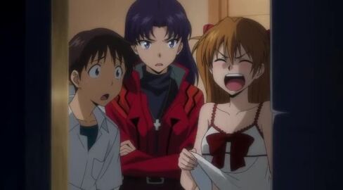 ai_generated animated asuka_langley_sohryu misato_katsuragi neopn_genesis_evangelion rebuild_of_evangelion shinji_ikari tagme video