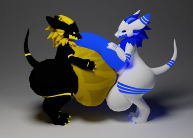 3d_(artwork) anthro ass balls belly belly_expansion besuru big_balls big_belly big_butt big_penis black_balls black_body blender_cycles blue_penis blueberry_(blueberrybesuru) blueberrybesuru bodily_fluids butt_expansion cum cum_inside digital_media_(artwork) dragon duo expansion fur furred_dragon furred_scalie genital_fluids genitals hi_res holding_belly holding_penis huge_balls huge_belly huge_butt huge_cock hyper hyper_balls hyper_genitalia hyper_penis inflation kobold male male/male mythological_creature mythological_scalie mythology penis scalie simple_background white_balls white_body yellow_penis