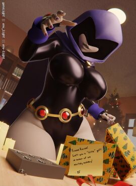 1girls 3d ambiguous big_boobs big_breasts boobs breasts clothed clothed_female dc dc_comics envlight extreme_size_difference female female_focus giantess grey_skin grey_skinned_female height_difference heroine hood_up leotard micro micro_ambiguous rachel_roth raven_(dc) size_difference superheroine teen_titans