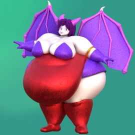 1girls 3d ass belly boots bracelet breasts cleavage dragon_humanoid dragon_wings fat female female_focus female_only hips large_ass large_breasts liabers1 overweight overweight_female purple_eyes purple_hair sela_the_dragon_lady stomach thick_thighs thighs weight_gain white_body wide_hips wings