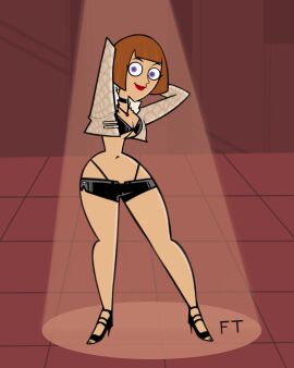 ass big_ass big_breasts blue_eyes breasts brown_hair danny_phantom female ft_(artist) large_ass large_breasts madeline_fenton mature_female milf nickelodeon not_porn sfw thick_thighs wide_hips