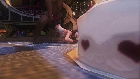 1boy 3d animated black_hair breasts cat_ears cat_tail catgirl defeated female final_fantasy_xiv gpose_(ffxiv) male miqo'te pussy sex small_breasts sound tagme vaginal_penetration vaginal_sex video video_game_franchise