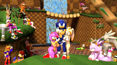 3d 3d_(artwork) amy_rose blaze_the_cat charmy_bee cream_the_rabbit espio_the_chameleon grey-yordle jet_the_hawk knuckles_the_echidna rouge_the_bat sally_acorn sega shade_the_echidna shadow_the_hedgehog silver_the_hedgehog sonic_(series) sonic_the_hedgehog sonic_the_hedgehog_(series) sticks_the_badger tails_the_fox tikal_the_echidna vanilla_the_rabbit wave_the_swallow