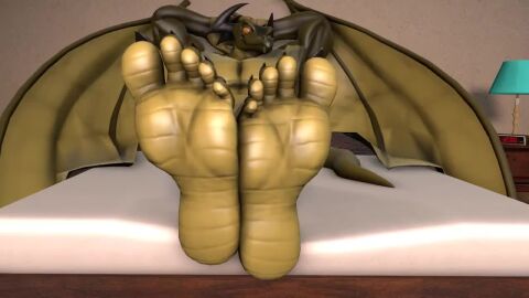16:9 2021 3d 3d_(artwork) 3d_animation 5_toes abs alarm_clock animated anthro barefoot bed bedroom claws clock curling_toes daddy_kink dialogue digital_media_(artwork) dragon feet feet_wiggling first_person_view foot_fetish foot_focus foot_play furniture furniture_lamp green_body hands_behind_head horn hudson_(zp92) humanoid_feet inviting lamp light looking_at_viewer lying male moving muscular muscular_anthro muscular_male mythological_creature mythological_scalie mythology nude on_bed open_mouth orange_sclera pecs plantigrade scalie shadow short_playtime simple_background sitting solo sound source_filmmaker_(artwork) tagme tail talking_to_viewer toe_claws toes video voice_acted wall_(structure) widescreen wiggle wings zp92
