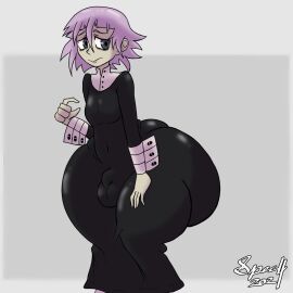 1boy ass big_ass big_butt bulge crona_(soul_eater) fat_ass femboy huge_ass huge_butt large_ass male male_focus male_only pink_eyes pink_hair short_hair solo solo_femboy solo_focus solo_male soul_eater specnsfw thick thick_ass thick_thighs thighs wide_hips