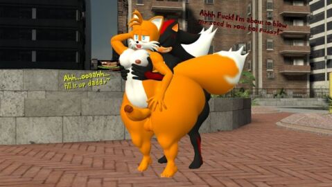 ass big_ass cumming cumming_inside furry gay grabbing kane_brent_koopa male shadow_the_hedgehog sonic_(series) tails_the_fox tecbuttlovefa