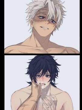 anime demon_slayer gay gay_sex kimetsu_no_yaiba sanegiyuu sanemi_shinazugawa tomioka_giyuu