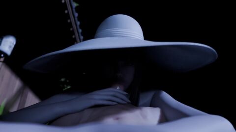 asian asian_female asian_mythology black_hair blowjob female hasshaku-sama lazyprocrastinator long_hair night oral oral_sex outdoor tagme taller_female video