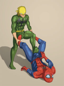 danny_rand gay gay_sex iron_fist male marvel marvel_comics peter_parker spider-man ultimate_spider-man yaoi