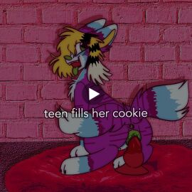 1:1 animal_dildo animal_genitalia animal_pussy animal_sex_toy canid canine canine_dildo canine_genitalia canine_pussy coontail_hair dildo female feral genitals kitt3ngutzz knot knotted_dildo male mammal penetration penile penile_penetration penis penis_in_pussy pussy sex_toy smile solo sparklefur vaginal_penetration