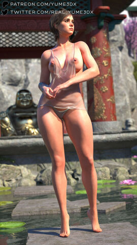 1girls 3d abs athletic athletic_female big_breasts brown_hair busty curvy ellie_(the_last_of_us) ellie_williams female female_focus female_only fit fit_female hourglass_figure large_breasts medium_breasts pinup pinup_pose tagme the_last_of_us the_last_of_us_2 thighs toned toned_female wide_hips yume3dx