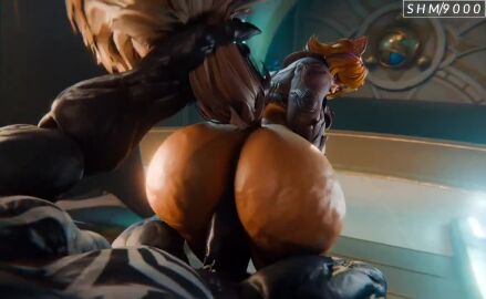 1boy 1girls 3d 3d_animation alien ambiguous_penetration copyright_name detailed_background dominant_male doreen_green erect_penis erection female from_behind from_behind_position male marvel marvel_rivals naked_male nude_male orange_hair partially_clothed_female penis pulling_tail slapping_ass slapping_butt sound squirrel_girl_(marvel) squirrel_girl_(marvel_rivals) squirrel_tail submissive_female superhentaimaster9000 symbiote tagme tail venom_(marvel) venom_(marvel_rivals) video