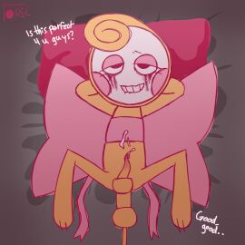 anal big_dildo dandy's_world dildo gay glisten_(dandy's_world) machine_penetrating machlover male meow penis ruined_makeup smudged_makeup smudged_mascara tentacle_dick tentacle_penis what