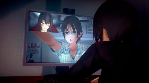 2boys 3d animated ass big_ass braids breasts breasts_out brother_and_sister_(lore) call calling computer computer_monitor curvaceous curvaceous_body curvaceous_female curvaceous_figure curvy curvy_body curvy_female curvy_figure female from_behind hongcha03 huge_ass johan_evans koikatsu light-skinned_female light-skinned_male light_skin muscular muscular_male naomi_rose no_sound nude nude_male original original_characters pants_down pants_pull riding riding_penis spidey-dude tagme track_jacket twintails video video_call voluptuous voluptuous_body voluptuous_female webcam yoga_pants