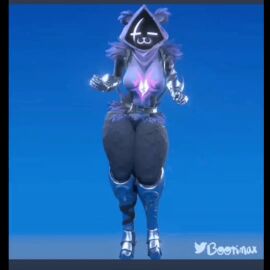 animated bootimax breasts female fortnite jiggle_physics jiggling jiggling_ass jiggling_breasts party_hips raven raven_team_leader