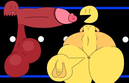 1femboy 2boys ass balls bandai_namco big_ass big_butt big_penis big_thighs blinky_(pac-man) bubble_ass bubble_butt dark-skinned_male dark_skin femboy feminine feminine_male ghost girly huge_ass huge_balls huge_cock huge_thighs hyper_ass hyper_balls hyper_penis large_ass large_balls large_penis male male_only pac-man pac-man_(series) penis red_body sagging_balls senor9 small_balls small_penis thick thick_ass thick_boy thick_thighs thunder_thighs tongue tongue_out voluptuous_male wide_hips yellow_body