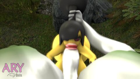 animated aryentai cum deepthroat forced_oral futanari hair_grab inflation mawee mawile meloetta no_sound pokemon pokemon_(species) sfm tagme video