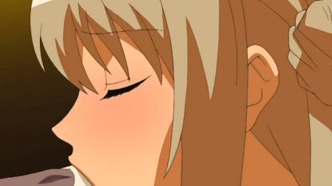 10s 1girls 2010 animated anime_screenshot blonde_hair brother_and_sister closed_eyes fellatio female haha_sange koga_marie lowres oral siblings step-siblings stepbrother_and_stepsister tagme uncensored