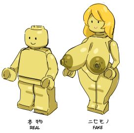 1boy 1girls areolae bangs big_breasts bimbofication blonde_hair breasts censored completely_nude english_text female huge_breasts japanese_text kandenki large_breasts lego lego_anatomy lego_minifigures male minifigure mosaic_censoring mosaic_censorship naked naked_female nipples no_clothes no_eyebrows no_humans no_nose nude nude_female nudity original_characters pussy sexual_dimorphism simple_background smile smiley_face smiling text toy uncensored uncensored_pussy uncensored_version_available white_background wide_hips yellow_hair yellow_skin