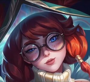 1girls animated aurora bunny_ears glasses kissing league_of_legends looking_at_viewer pov tagme video yellow！cat