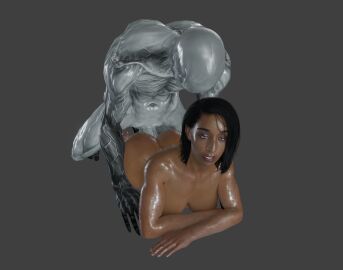 3d crossover dark-skinned_female dark_skin female hbc3d inquisitor_(star_wars) jedi:_fallen_order monster outlast second_sister sith star_wars trilla_suduri voluptuous_female walrider wet_body