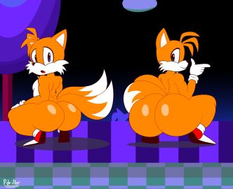 2boys 2d 2d_(artwork) 2d_artwork alternate_version_available artist_request ass ass_focus background big_ass bubble_ass bubble_butt classic_tails cub exposed_torso footwear fox fur furry furry_only handwear looking_back male male_cub male_focus male_only open_mouth orange_fur pdriller sonic_(series) sonic_the_hedgehog_(series) sonic_the_hedgehog_2 source_request squat squatting tagme tails tails_the_fox thick thick_ass thick_boy thick_thighs thighs thunder_thighs thunderthighs