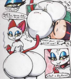 1boy 1girls 2024 animal_crossing anthro ass assjob buttjob covered_assjob covered_buttjob cum english_text face_in_ass feline female furry huge_ass looking_back male nintendo nunya84587583 obese_female olivia_(animal_crossing) text thick_ass vampiricpig
