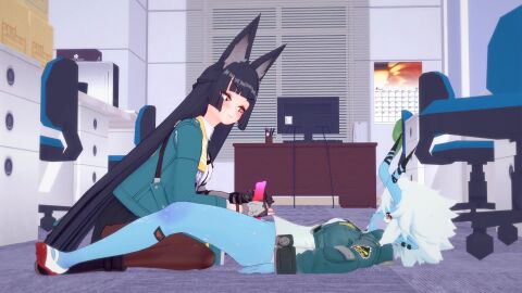 2girls animated cum koikatsu pussy pussy_juice sex tagme video