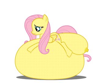 4:3 animated belly belly_bed big_crotchboobs breasts crotchboobs female feral flashequestria fluttershy_(mlp) flying heavy huge_crotchboobs hyper hyper_pregnancy immobile impossibly_large_belly impossibly_large_crotchboobs my_little_pony nipples nude pony preggoshy pregnant simple_background solo solo_female trying_to_fly