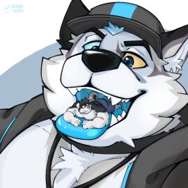 anthro gay macro male micro vore